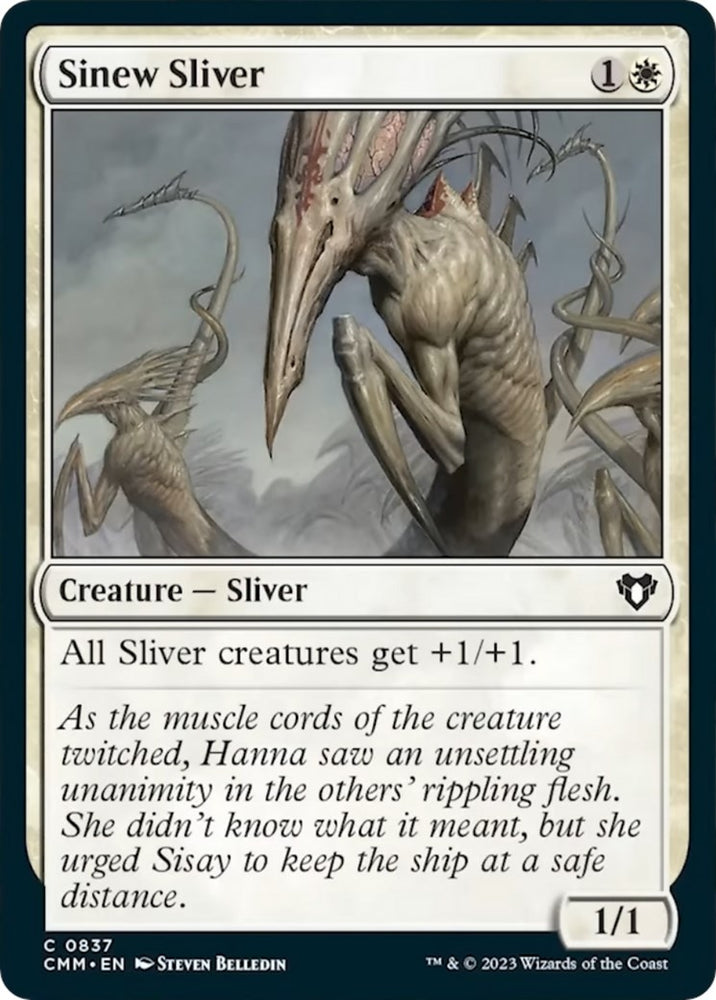 Image for Sinew Sliver (837) [Commander Masters]