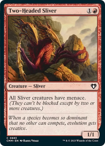 Image for Two-Headed Sliver (883) [Commander Masters]