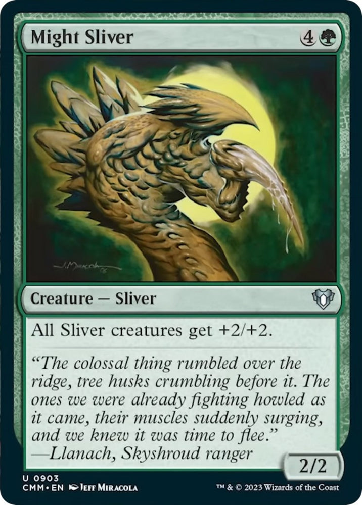 Image for Might Sliver (903) [Commander Masters]