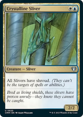 Image for Crystalline Sliver (920) [Commander Masters]