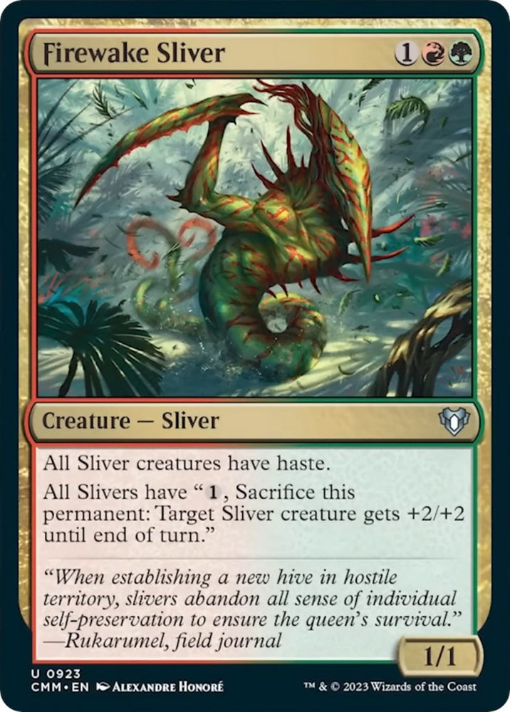 Image for Firewake Sliver (923) [Commander Masters]