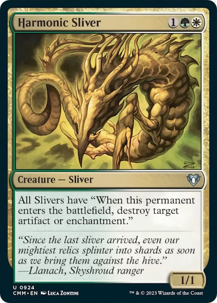 Image for Harmonic Sliver (924) [Commander Masters]