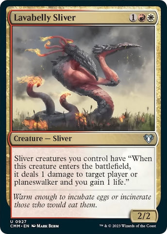 Image for Lavabelly Sliver (927) [Commander Masters]