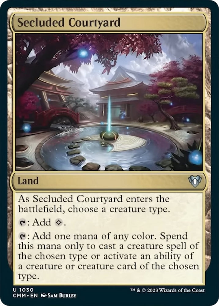 Image for Secluded Courtyard (1030) [Commander Masters]