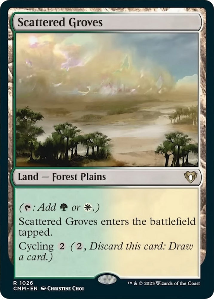Image for Scattered Groves (1026) [Commander Masters]