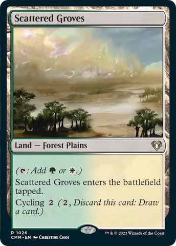 Image for Scattered Groves (1026) [Commander Masters]