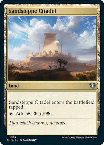 Image for Sandsteppe Citadel (1024) [Commander Masters]