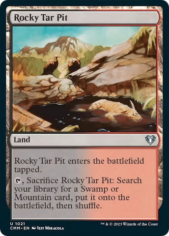Image for Rocky Tar Pit (1021) [Commander Masters]
