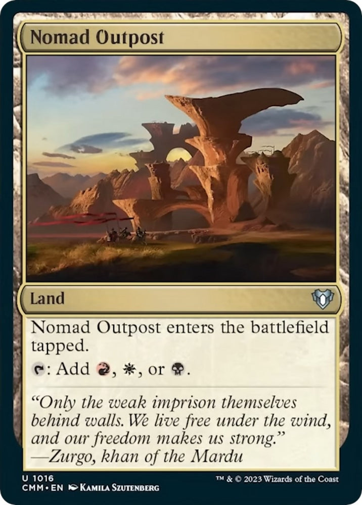 Image for Nomad Outpost (1016) [Commander Masters]