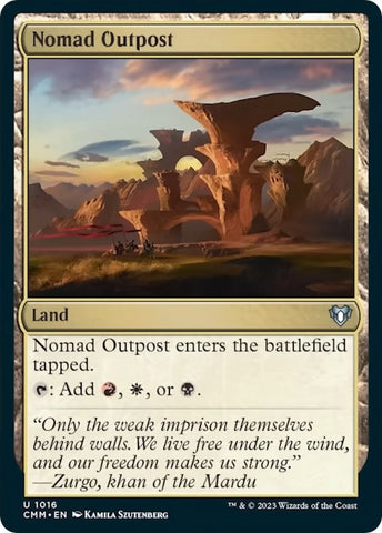 Image for Nomad Outpost (1016) [Commander Masters]