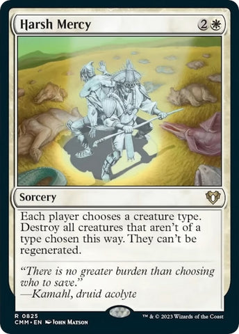 Image for Harsh Mercy (825) [Commander Masters]