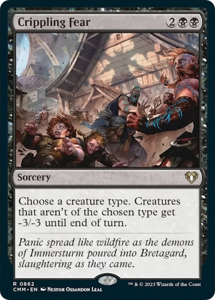 Image for Crippling Fear (862) [Commander Masters]