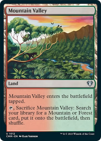 Image for Mountain Valley (1012) [Commander Masters]