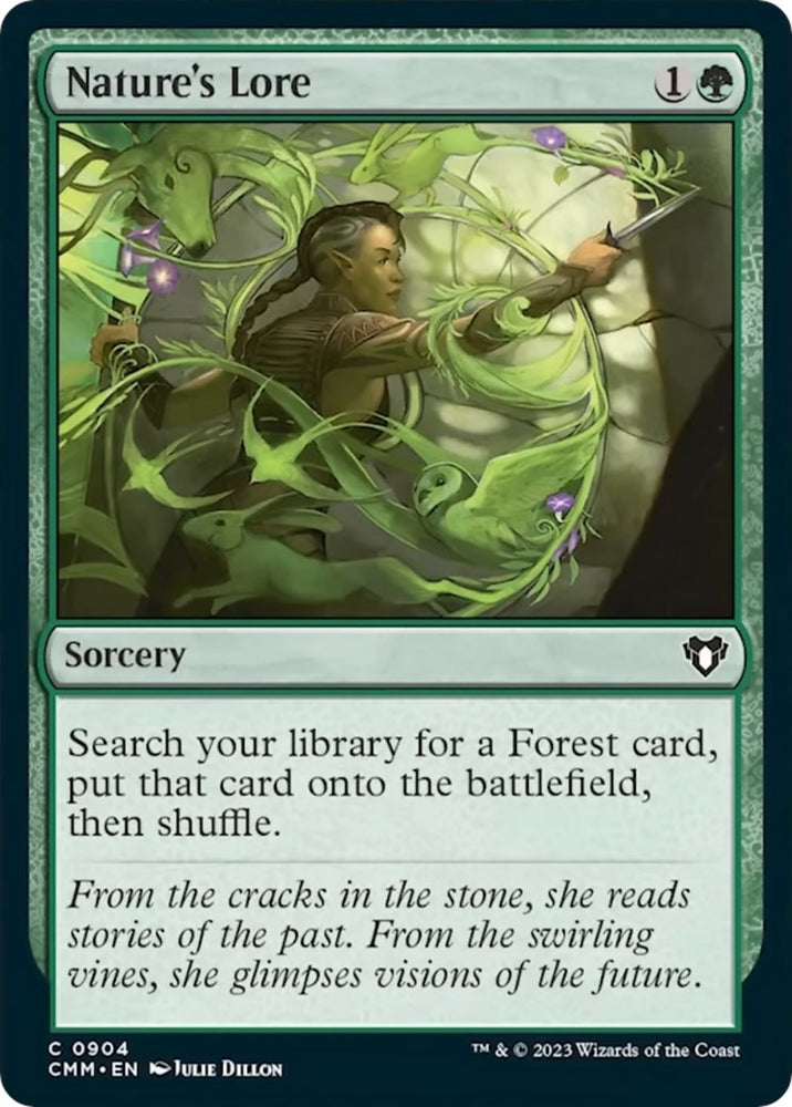 Image for Nature's Lore (904) [Commander Masters]