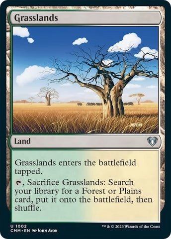 Image for Grasslands (1002) [Commander Masters]