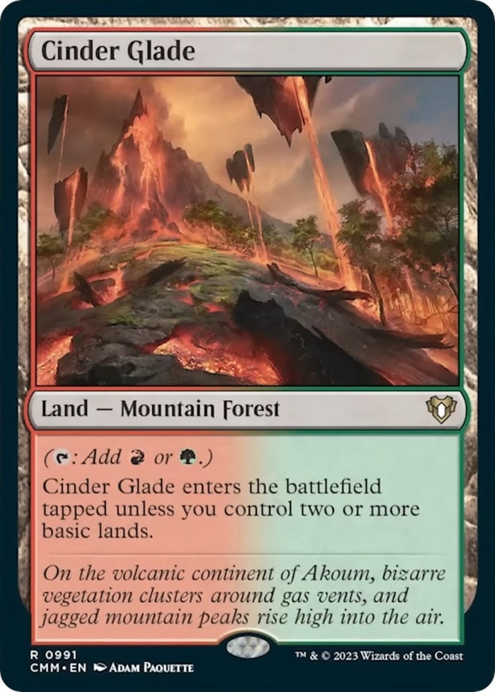 Image for Cinder Glade (991) [Commander Masters]