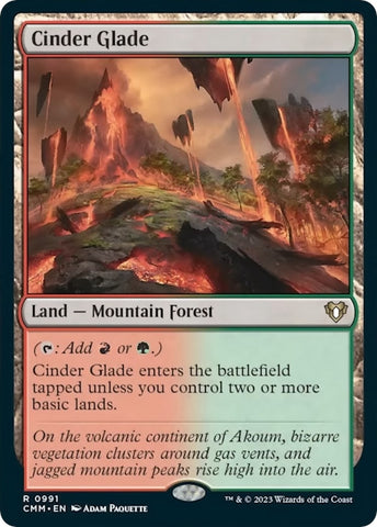 Image for Cinder Glade (991) [Commander Masters]