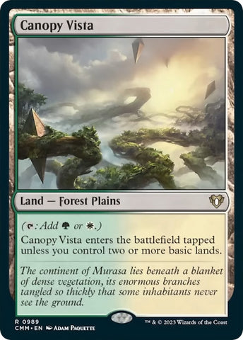 Image for Canopy Vista (989) [Commander Masters]