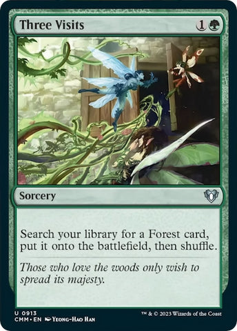 Image for Three Visits (913) [Commander Masters]