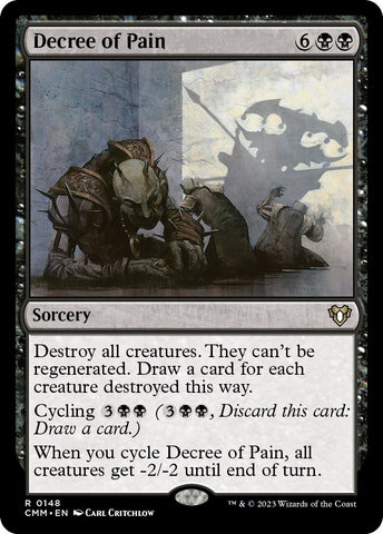 Image for Decree of Pain (148) [Commander Masters]