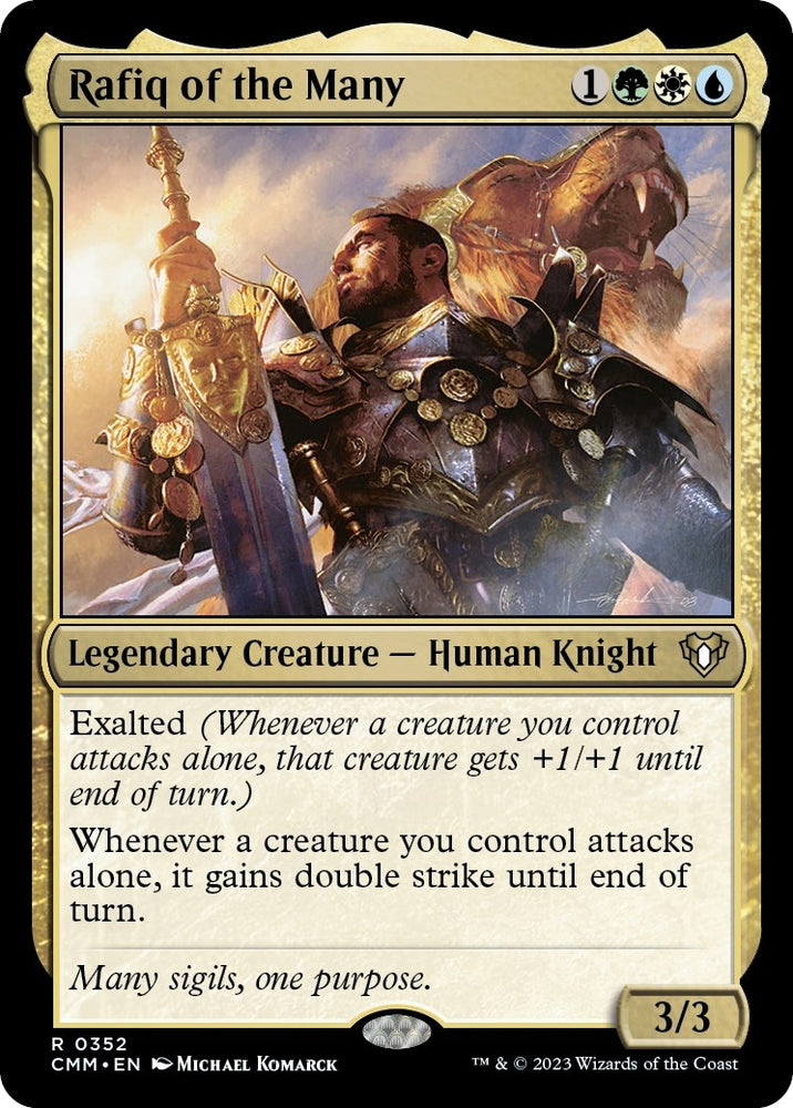 Image for Rafiq of the Many (352) [Commander Masters]
