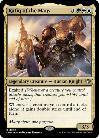 Image for Rafiq of the Many (352) [Commander Masters]