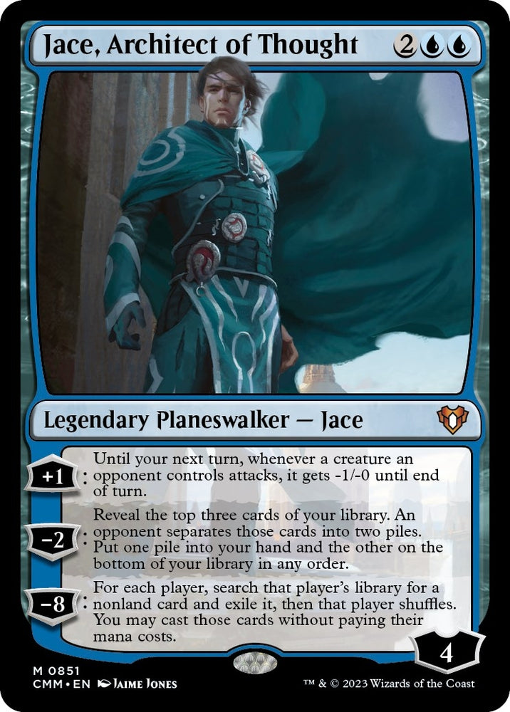 Image for Jace, Architect of Thought (851) [Commander Masters]