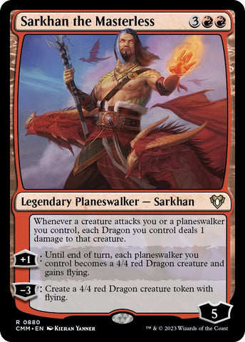 Image for Sarkhan the Masterless (880) [Commander Masters]