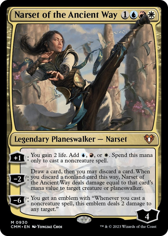 Image for Narset of the Ancient Way (930) [Commander Masters]