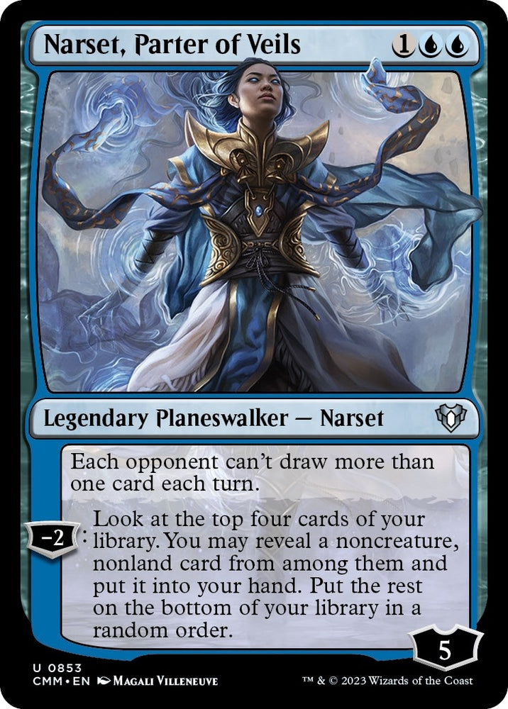 Image for Narset, Parter of Veils (853) [Commander Masters]