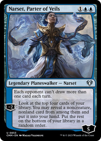 Image for Narset, Parter of Veils (853) [Commander Masters]
