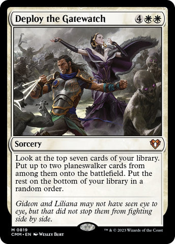 Image for Deploy the Gatewatch (819) [Commander Masters]