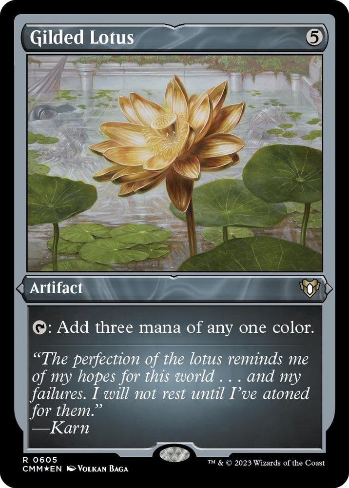 Image for Gilded Lotus (Foil Etched) (605) [Commander Masters]