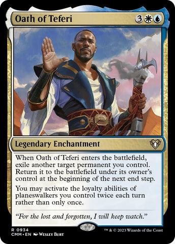 Image for Oath of Teferi (934) [Commander Masters]