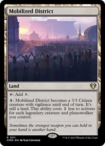 Image for Mobilized District (1011) [Commander Masters]