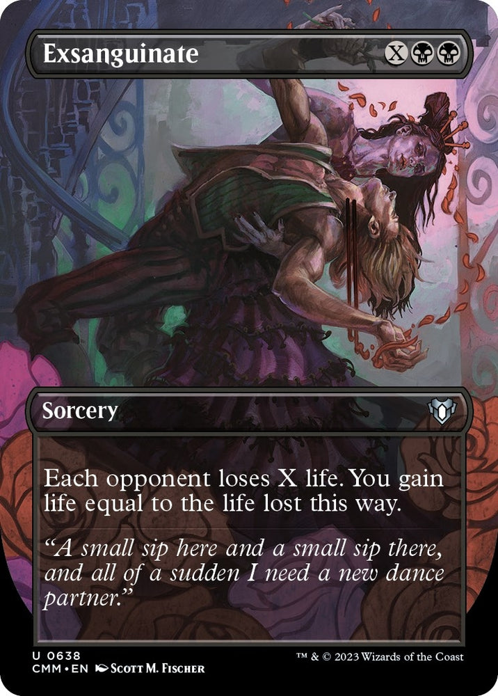Image for Exsanguinate (Borderless) (638) [Commander Masters]
