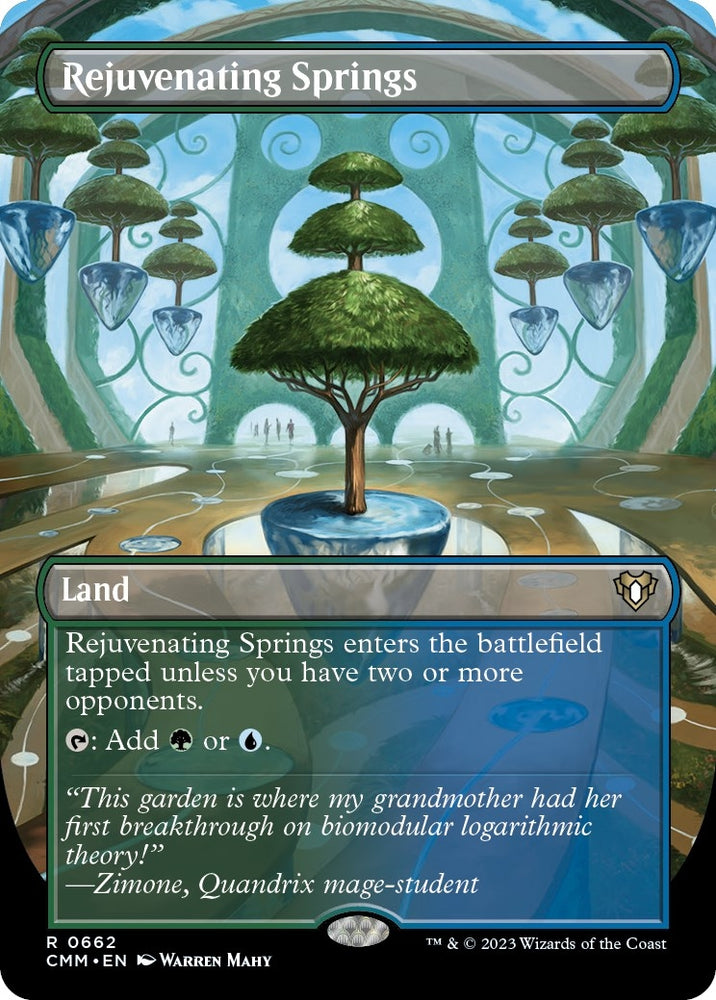 Image for Rejuvenating Springs (Borderless) (662) [Commander Masters]