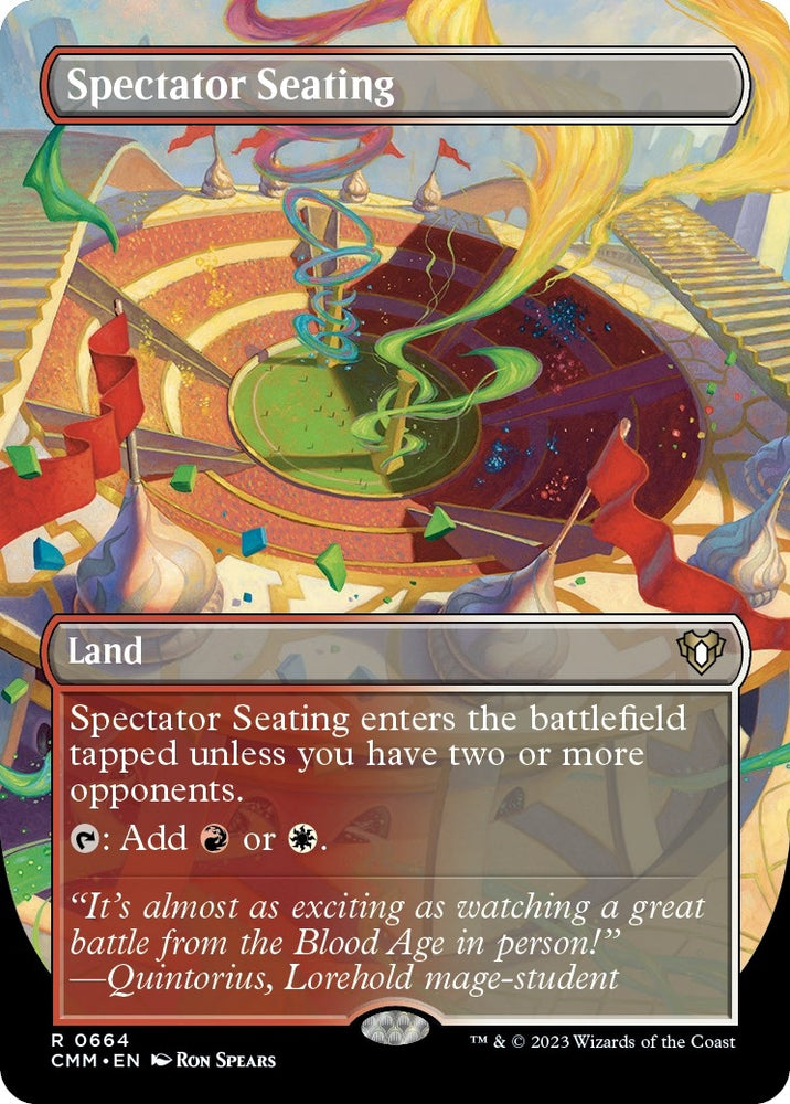 Image for Spectator Seating (Borderless) (664) [Commander Masters]