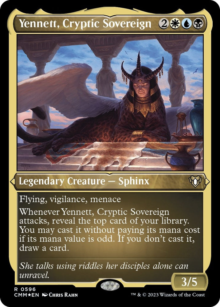 Image for Yennett, Cryptic Sovereign (Foil Etched) (596) [Commander Masters]