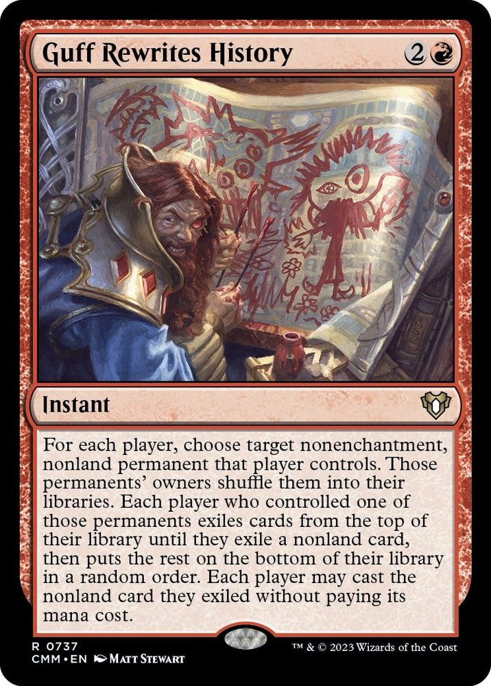 Image for Guff Rewrites History (737) [Commander Masters]