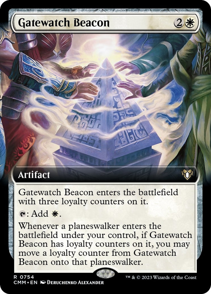 Image for Gatewatch Beacon (Extended Art) (754) [Commander Masters]