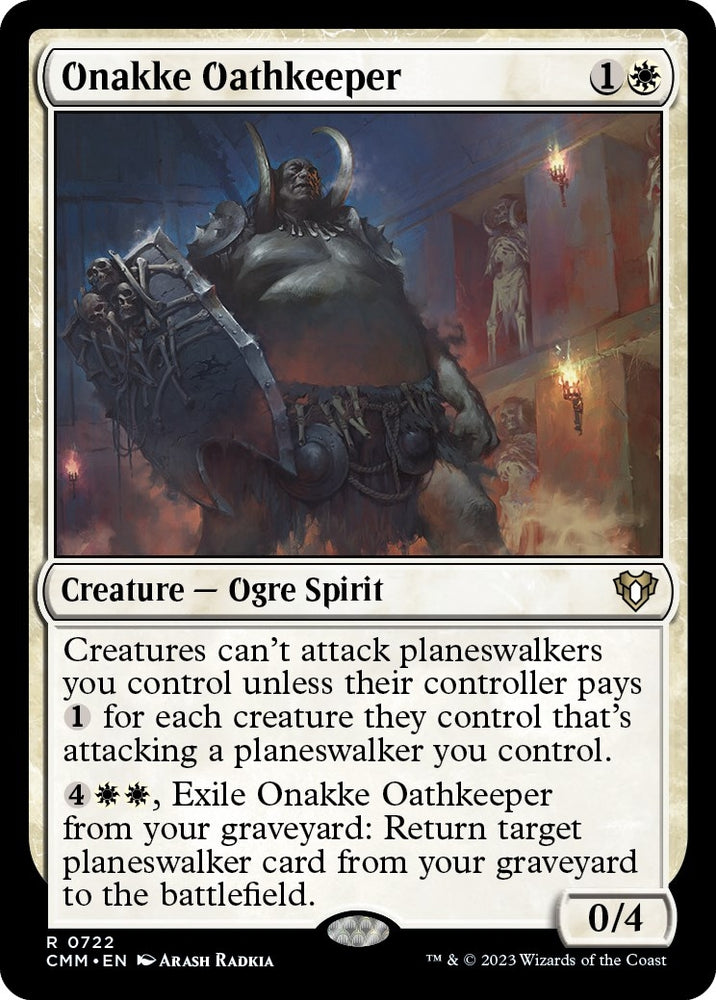 Image for Onakke Oathkeeper (722) [Commander Masters]