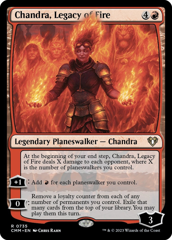 Image for Chandra, Legacy of Fire (735) [Commander Masters]