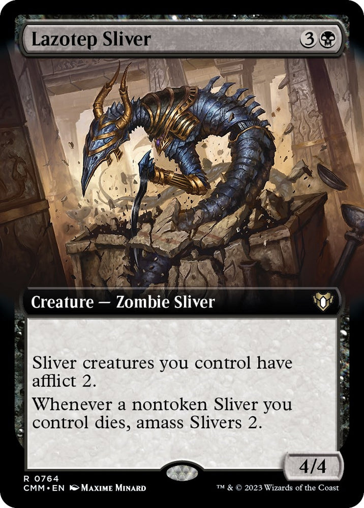 Image for Lazotep Sliver (Extended Art) (764) [Commander Masters]