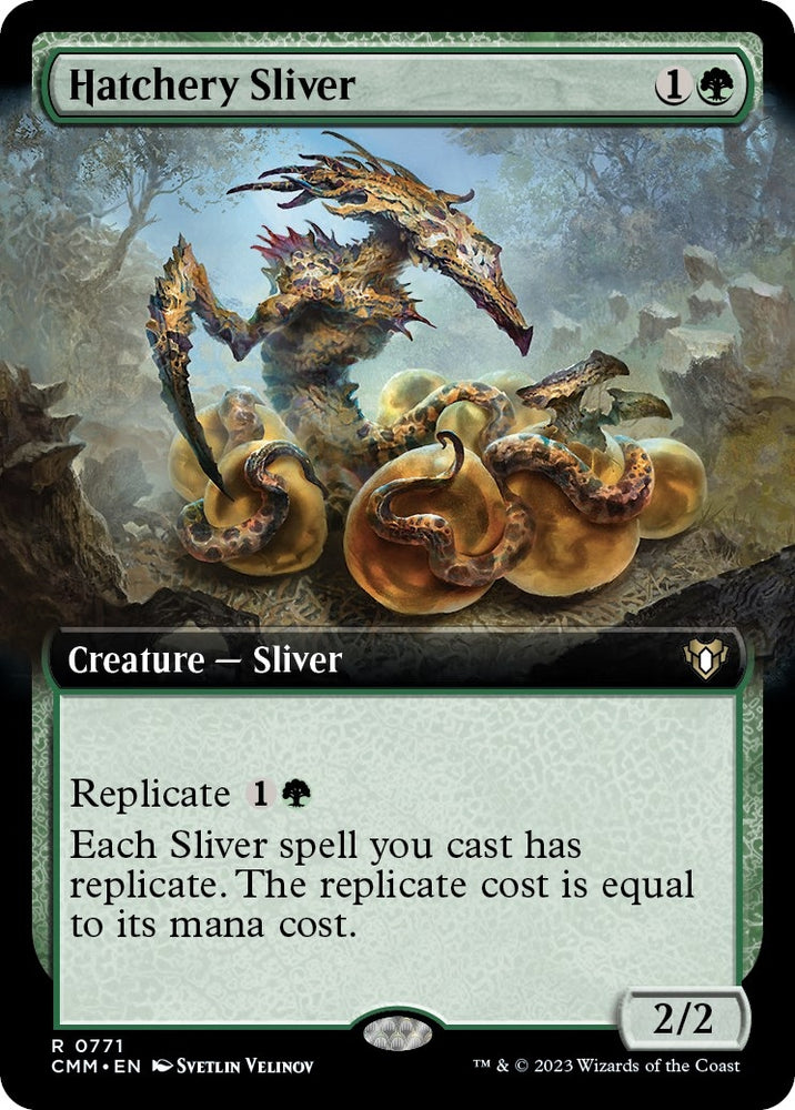 Image for Hatchery Sliver (Extended Art) (771) [Commander Masters]