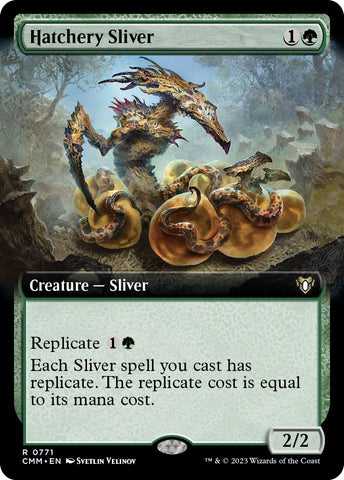 Image for Hatchery Sliver (Extended Art) (771) [Commander Masters]