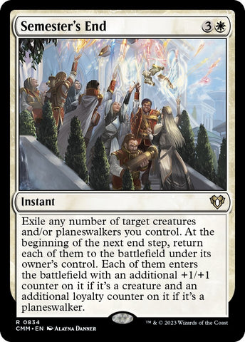Image for Semester's End (834) [Commander Masters]