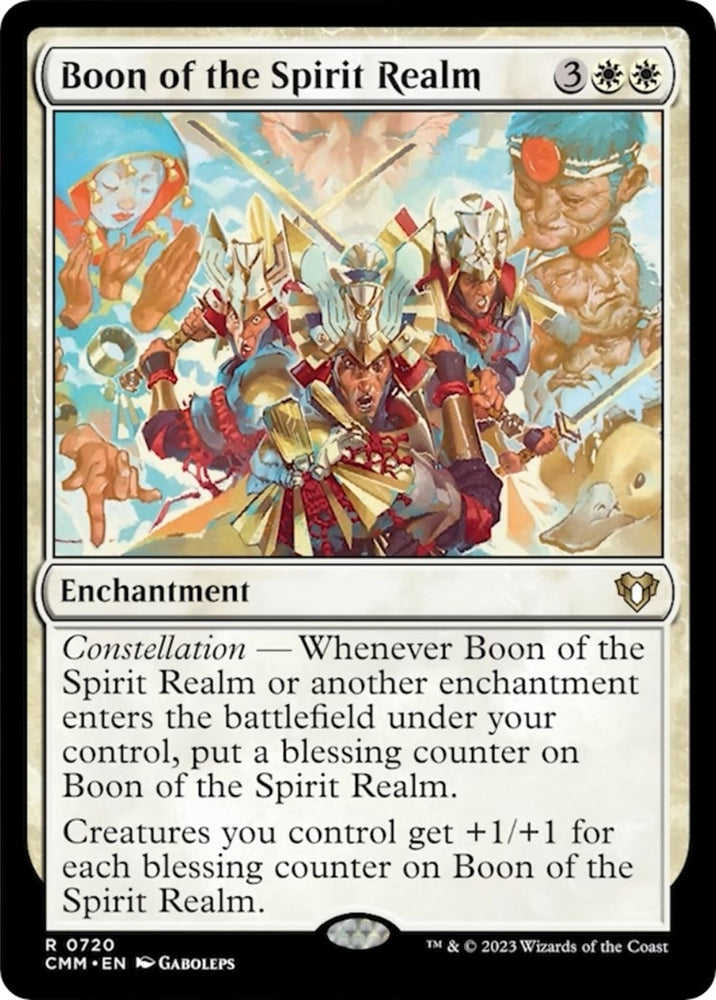 Image for Boon of the Spirit Realm (720) [Commander Masters]