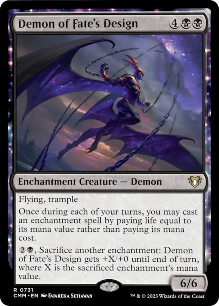 Image for Demon of Fate's Design (731) [Commander Masters]