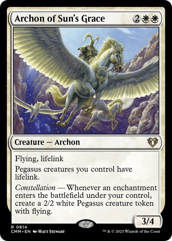 Image for Archon of Sun's Grace (814) [Commander Masters]